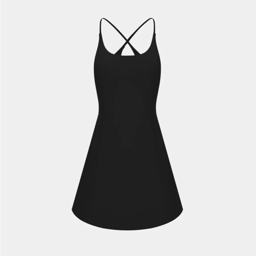 Halara Backless 2-in-1 Flare Workout Dress-Wannabe Size XL - Picture 4 of 7